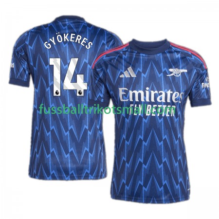 Fußballtrikots Arsenal Viktor Gyokeres 14 2025-2026 Kurzarm Auswärts-trikot kaufen